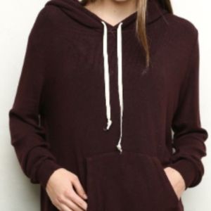 Brandy Melville Maroon Hoodie